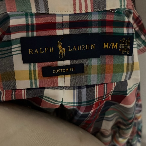 Ralph Lauren multi color button down - Picture 3 of 4